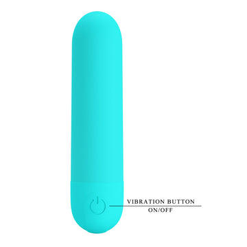 Party Up HARRY Mini Bullet - Teal - Teal 8 cm USB Rechargeable Bullet