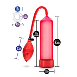 Performance VX101 Male Enhancement Pump - Red Penis Pump - Image 6