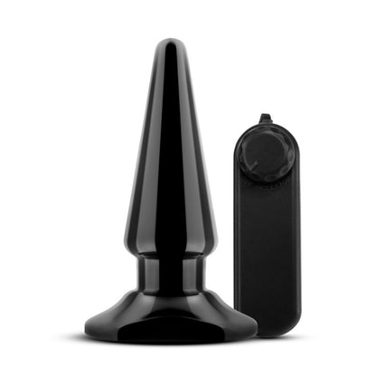 Anal Adventures Basic Vibrating Anal Pleaser - Black 10.1 cm