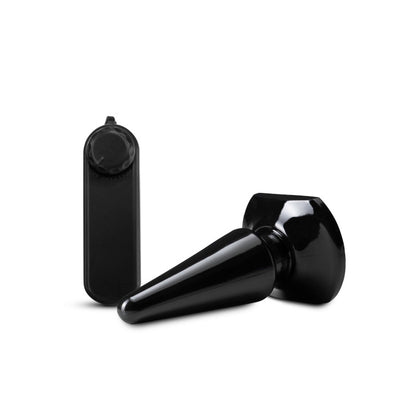 Anal Adventures Basic Vibrating Anal Pleaser - Black 10.1 cm