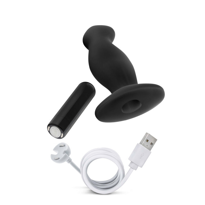 Anal Adventures Platinum Vibrating Prostate Massager 02 - Black