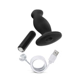 Anal Adventures Platinum Vibrating Prostate Massager 02 - Black 10.8 cm USB Rechargeable Prostate Massager - Image 6