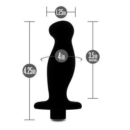 Anal Adventures Platinum Vibrating Prostate Massager 02 - Black