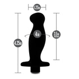 Anal Adventures Platinum Vibrating Prostate Massager 02 - Black 10.8 cm USB Rechargeable Prostate Massager - Image 7