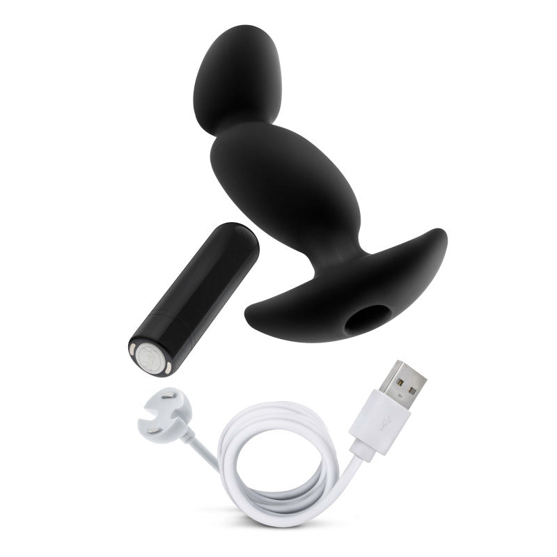 Anal Adventures Platinum Vibrating Prostate Massager 04 - Black