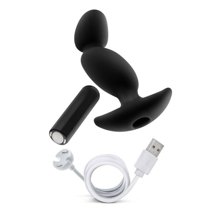 Anal Adventures Platinum Vibrating Prostate Massager 04 - Black