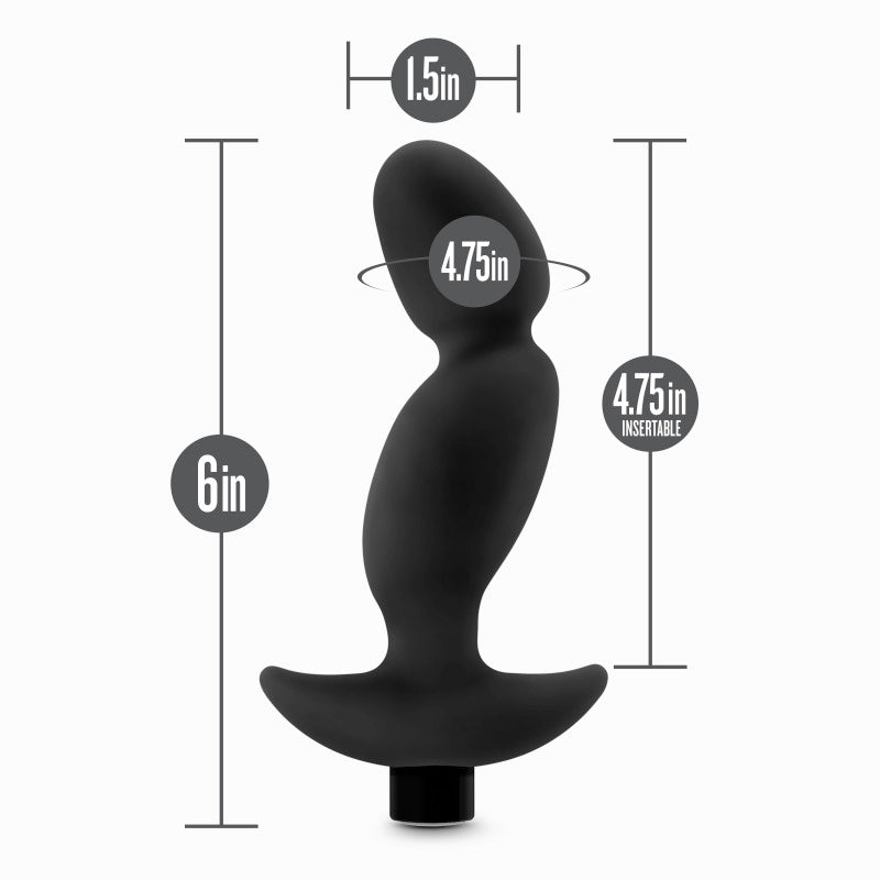 Anal Adventures Platinum Vibrating Prostate Massager 04 - Black