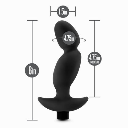 Anal Adventures Platinum Vibrating Prostate Massager 04 - Black