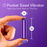 Kool Vibes - Rechargeable Mini Bullet - Grape - Purple 6.4 cm USB Rechargeable Bullet - Image 4