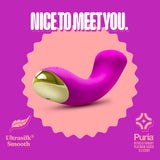 Aria Bangin' AF - Purple 18.4 cm USB Rechargeable Vibrator - Image 2