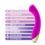 Aria Bangin' AF - Purple 18.4 cm USB Rechargeable Vibrator - Image 5