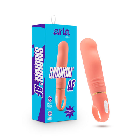 Aria Smokin' AF - Coral 15.2 cm Vibrator - Image 1