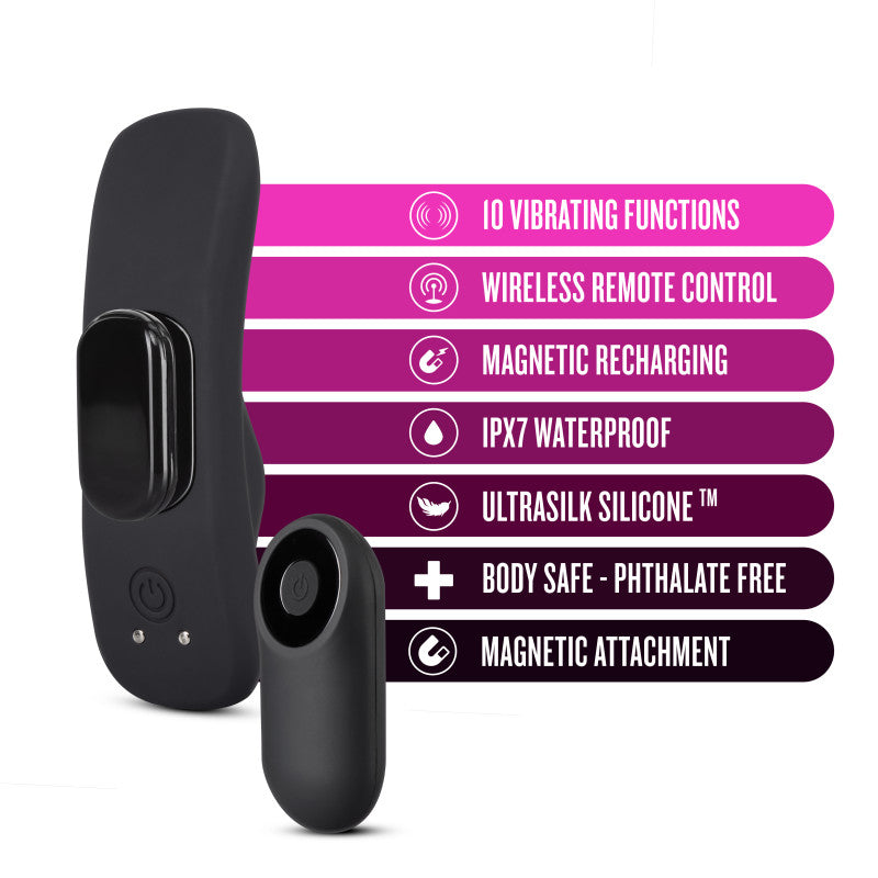 Temptasia Remote Control Panty Vibe - Black Panty Vibe
