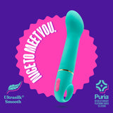 Aria Flirty AF - Teal 16.5 cm Vibrator - Image 2