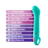 Aria Flirty AF - Teal 16.5 cm Vibrator - Image 5