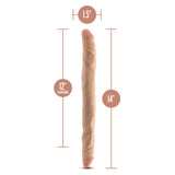 Dr. Skin Plus 14'' Posable Double Dong - Flesh 35.5 cm Double Dong - Image 9