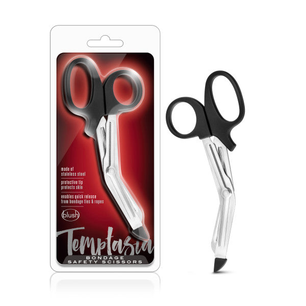Temptasia Safety Scissors - Black Bondage Safety Sisters - Image 1