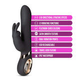 Lush Victoria - Black 22.9 cm (9'') USB Rechargeable Rabbit Vibrator - Image 6