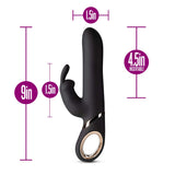 Lush Victoria - Black 22.9 cm (9'') USB Rechargeable Rabbit Vibrator - Image 7