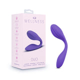 Wellness Duo - Purple - Purple USB Rechargeable Couples Vibrator - Image 1