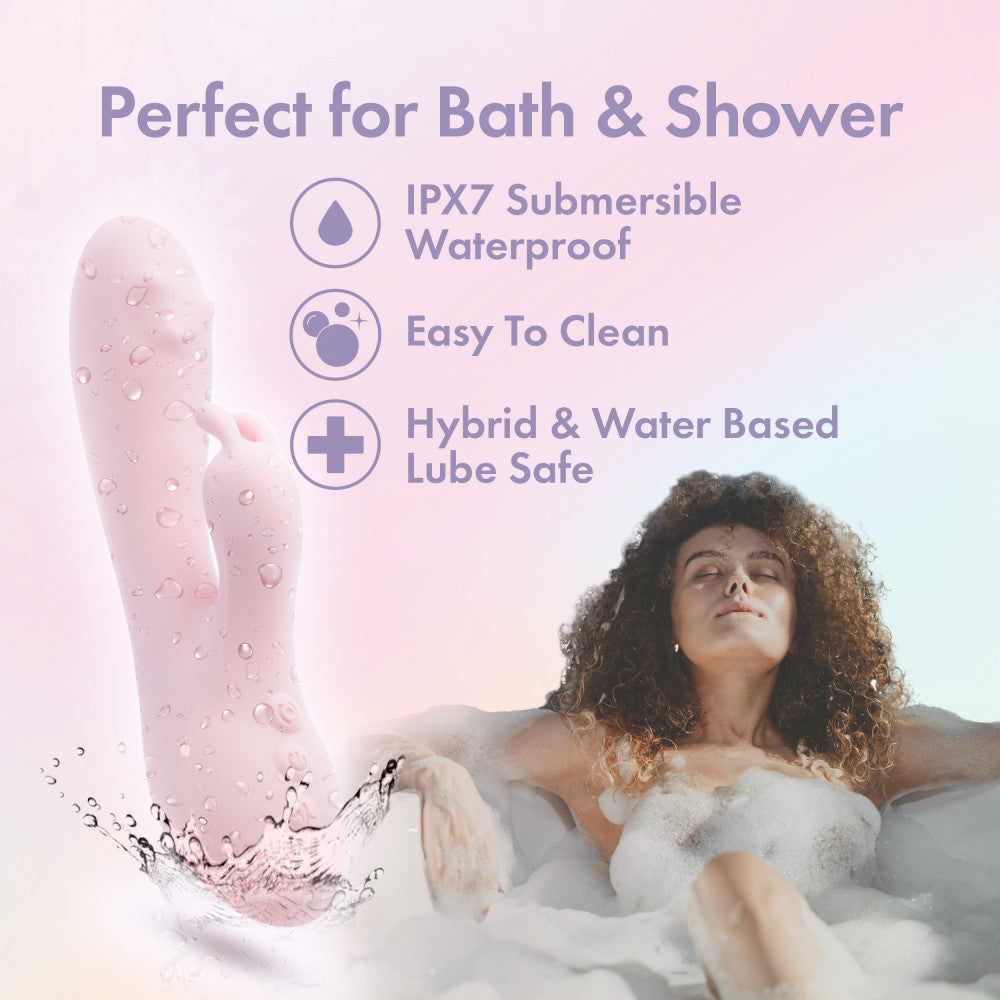 Play With Me - Fairy Flutter - Pink 19.7 cm Rabbit Vibrator