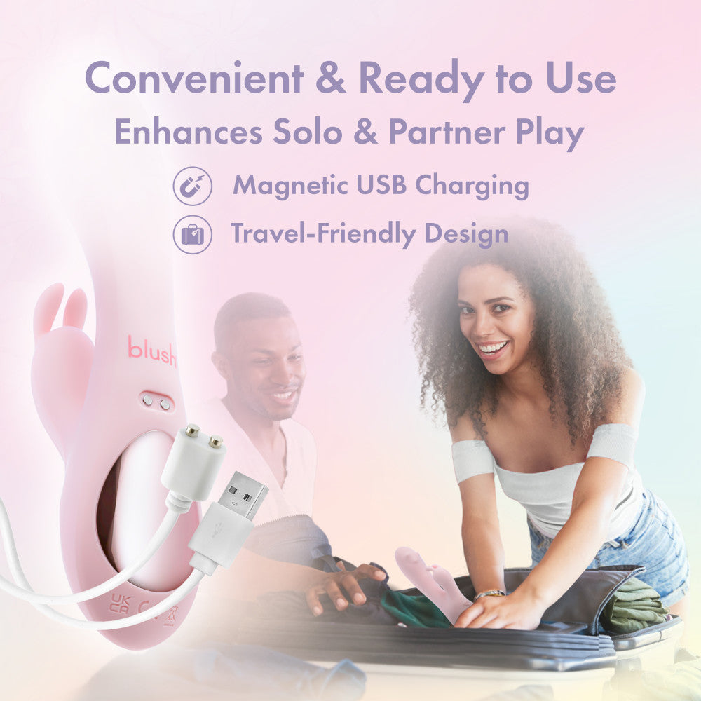 Play With Me - Fairy Flutter - Pink 19.7 cm Rabbit Vibrator