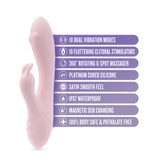 Play With Me - Fairy Flutter - Pink 19.7 cm USB Rechargeable Rabbit Vibrator - Image 9