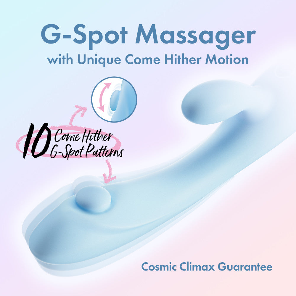 Play With Me - Moondust Magic - Blue 20.3 cm Rabbit Vibrator
