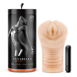 M Elite Soft and Wet - Annabella - Flesh Vibrating Vagina Stroker - Image 1