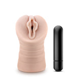M for Men Ashley - Flesh Vibrating Vagina Stroker - Image 2