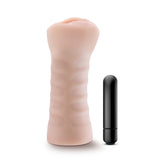 M for Men Ashley - Flesh Vibrating Vagina Stroker - Image 3