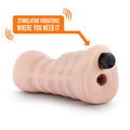 M for Men Ashley - Flesh Vibrating Vagina Stroker