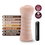 M for Men Ashley - Flesh Vibrating Vagina Stroker - Image 9