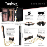 Temptasia Safe Word Bondage Kit with Suitcase - 9 Piece Bondage Set - Image 5