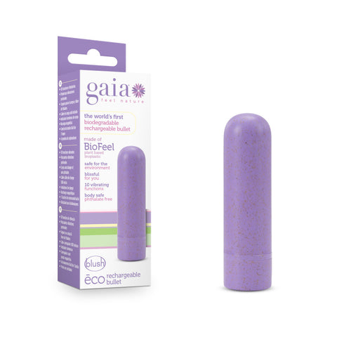 Gaia Eco Rechargeable Bullet - Lilac Purple USB Rechargeable Bullet - Image 1