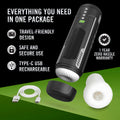 M For Men - Master Blaster - USB Rechargeable Vibrating & Sucking Auto Stroker