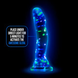 Neo Elite Glow Hanky Panky - Glow In Dark Clear 19 cm Dong - Image 3