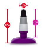 Avant Pride P7 - Ace - Coloured 10.8 cm Butt Plug - Image 3