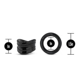 Stay Hard Beef Ball Stretcher Snug - Black 2.5 cm Ball Stretcher Ring - Image 2