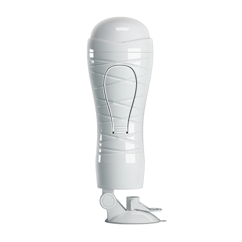 CRAZY BULL FLORA Vibrating Stroker - Flesh Vibrating Squeezeable