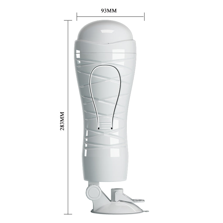 CRAZY BULL FLORA Vibrating Stroker - Flesh Vibrating Squeezeable