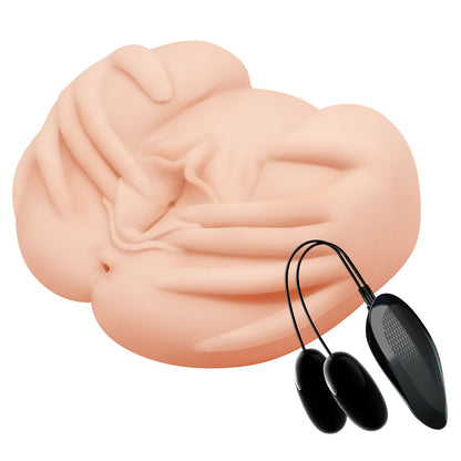 CRAZY BULL Vibrating Spread Torso - Flesh Vibrating Spread Torso