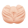 CRAZY BULL Vibrating Spread Torso - Flesh Vibrating Spread Torso Masturbator