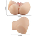CRAZY BULL EMILIA Vibrating Torso - Flesh Vibrating Torso Masturbator