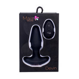 Maia DEVIN - Black USB Rechargeable Vibrating Butt Plug - Image 4