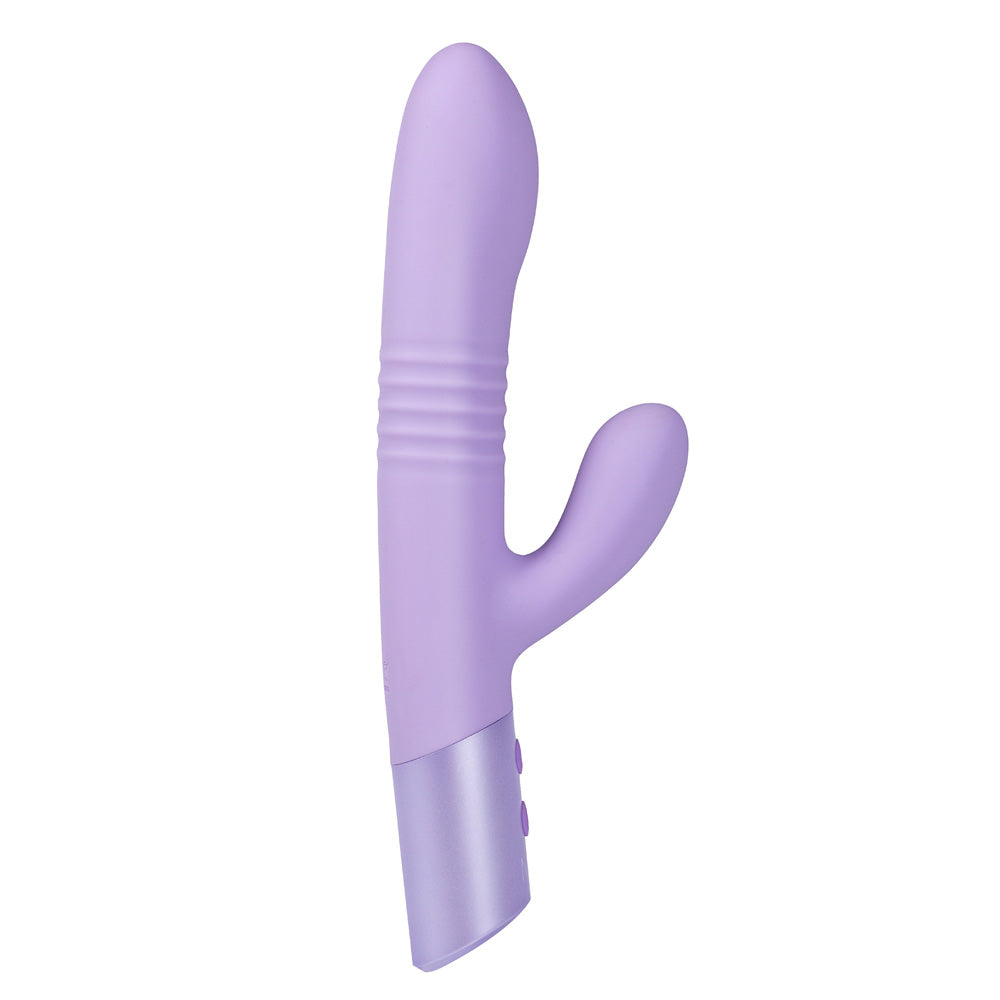 Maia AYLA - Lavender 24.4 cm Thrusting Rabbit Vibrator