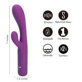 Maia RAYLA - Purple 17.8 cm USB Rechargeable Rabbit Vibrator - Image 3
