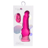 Maia TEGAN - Pink 23.6 cm USB Rechargeable Jumping Vibrating Dong with Remote - Image 5