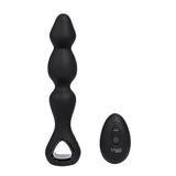 Maia HUDSON - Black 19 cm USB Rechargeable Anal Vibrator with Wireless Remote - Image 2