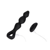 Maia HUDSON - Black 19 cm USB Rechargeable Anal Vibrator with Wireless Remote - Image 4